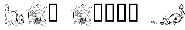 LCR Cat's Meow font preview